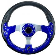 Pactrade Marine Auto Car Club Golf Cart Steering Wheel (Navy Blue)